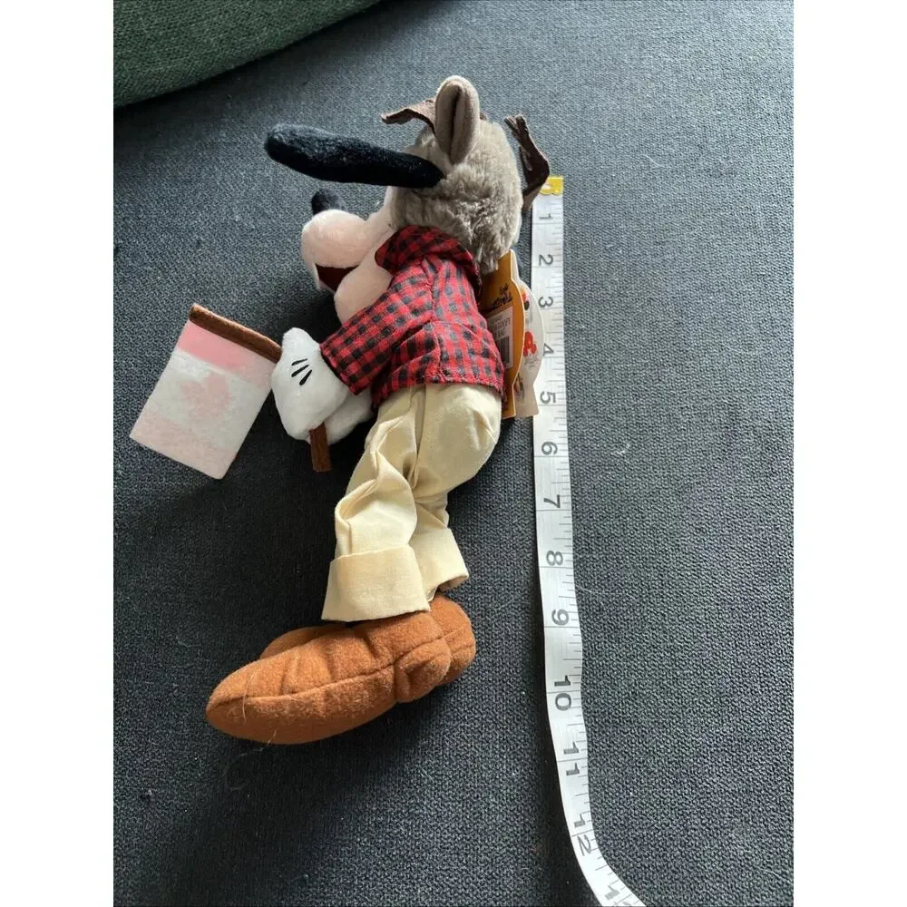 Disney VTG Goofy Canada Plush Toy Doll Bean Bag Walt Disney World Epcot NWT